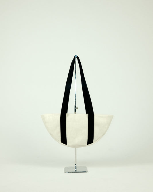 EFLIVI  CHARCOAL-IVORY BAG