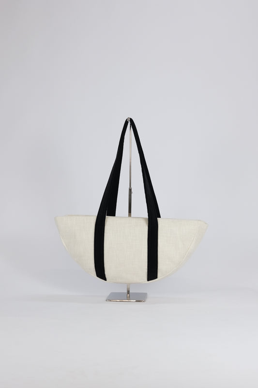 EFLIVI  CHARCOAL-IVORY BAG